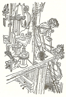 illustration from The Borrowers Afloat